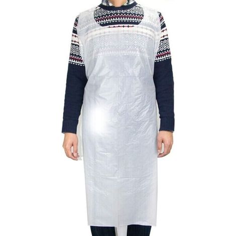 Tablier de Cuisine - Tablier de Travail étanche en polyuréthane avec Protection Quotidienne - Taille Universelle pour Cuisine, Restaurant, Café et Plus (1/5)