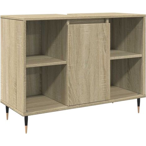 Maison Exclusive - Badschrank Sonoma-Eiche 80x33x60 cm Holzwerkst