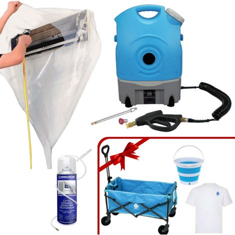 Pack nettoyage & désinfection PAC et climatiseurs, kit complet (1/5)