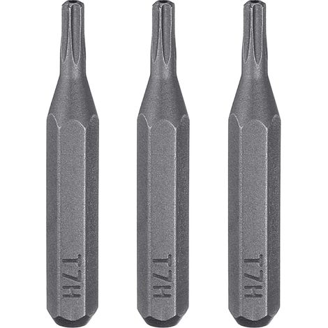 3pcs T7H Embout de Tournevis Torx 5/32" Tige Hexagonale 28mm Longueur Acier S2 Magnétique Tête Étoilée à 6 Pans pour Tournevis Manuels Électriques Réparation de Précision (1/5)