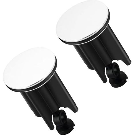2 Pièces Bouchon Lavabo Universel 40mm Bouchon Lavabo Salle de Bain Bouchon de Lavabo Bouchon Baignoire Réglable en Hauteur pour Bonde Lavabo et Bidet (1/5)