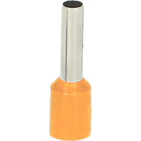 ORNO Puntalini Elettrici Isolati 100 pz Norma Standard EN 60352-2:2006 Materiale Rame (100%) Stagnato (4mm²/10mm)