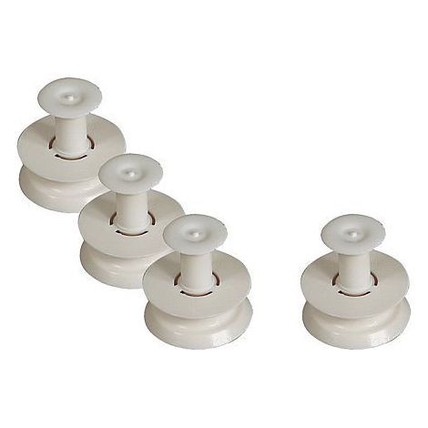 KIT 2PZ. RUOTE cesto LVASTOVIGLIE WHIRLPOOL (481252888068)