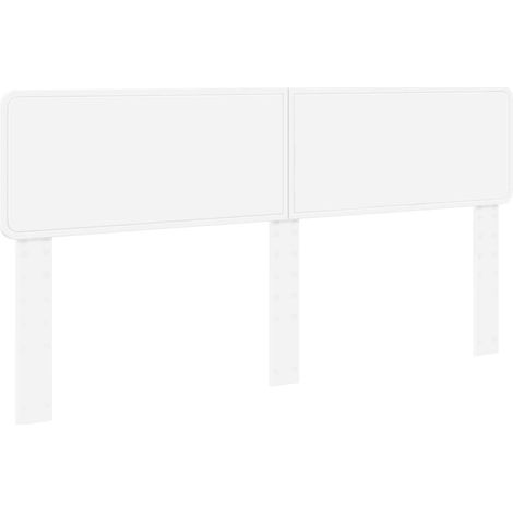 Maison Exclusive - Tête de lit Blanc Bois d'ingénierie (1/5)
