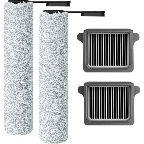 SABIR-Ensemble d'accessoires pour aspirateur Tineco Floor One S7 Pro, 2 brosses rotatives et 2 filtres HEPA pour Floor One S7 Pro. (1/5)