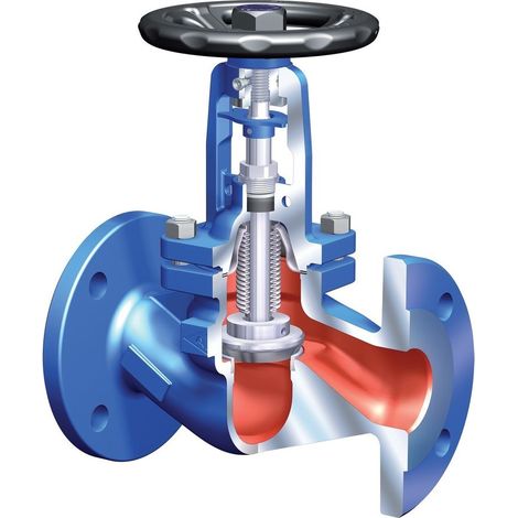 ARI Absperrventil mit Flansch Faba-Plus 12046 DN 80, PN 80, EN-JL1040, Kantensitzkegel