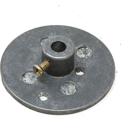 Puleggia in ferro per motoriduzione diam 35 mm foro attacco 4 mm (1/4)