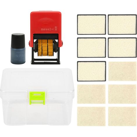 Ortviai Machine à marquage manuelle de date réglable D-4 en plastique ABS – compacte, précise et résistante (1/3)