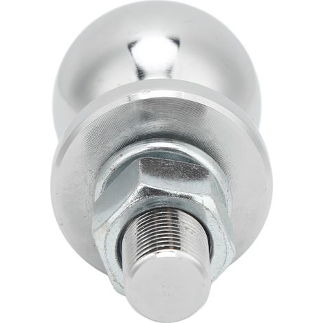 Boule d'attelage 2 pouces, axe 3/4x1-3/4in, universelle, acier chromé durable, 3500 livres, remorque caravane, boule de remorquage robuste. (1/5)