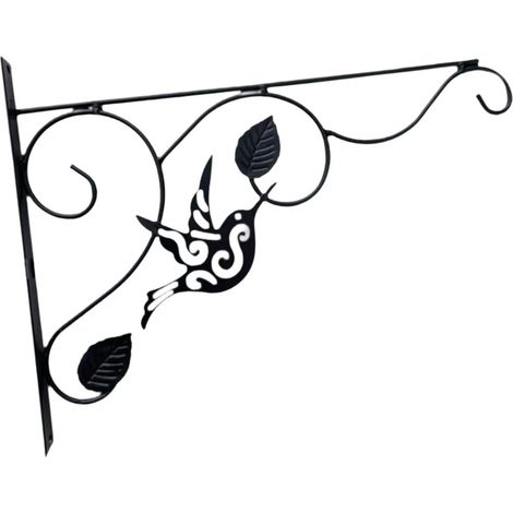 Jardinire murale lgante en fer pour plantes suspendues (1/5)