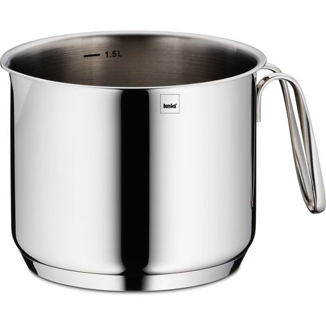 Lattiera Kela Flavoria, in acciaio inox, 1,6 l, diametro 14 x 12 cm (1/4)