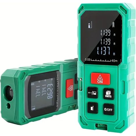 1 télémètre laser portable mini, mesure de distance 2362,2 pouces (3937,01 pouces). (1/5)