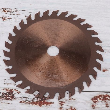 Kreissägeblatt aus Bronze-Hartmetall, Trennscheibe für Metall und Kunststoff, Holzbearbeitungswerkzeug, 85 x 10 x 30 Zähne (1/5)