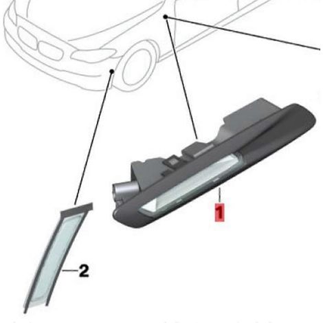 Luz de posición lateral para guardabarros 63137154169 63137154170 para BMW Serie 5 F10 F11 F18 2011-2013 Auxiliar