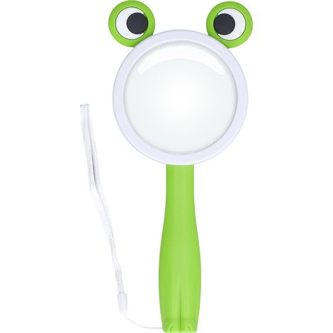 Loupe verte anti-chute, motif cartoon animal, jouet d'expérience scientifique pour enfants. (1/5)