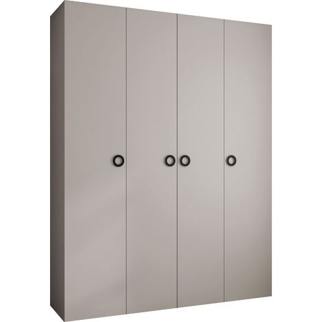 Armoire Hartford 554, Cachemire, 246x190x42cm, Portes d'armoire: Avec des charnières, Nombre d'étagères: 16 (1/5)