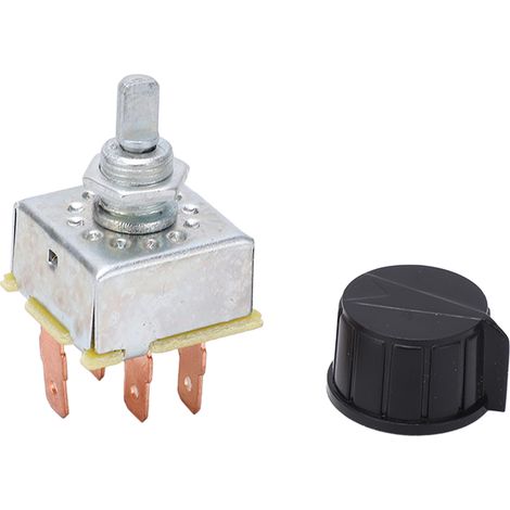 Sélecteur de Vitesse de Soufflerie 3 Positions Interrupteur Rotatif de Climatisation Remplacement pour Freightliner INM2G754A (1/5)