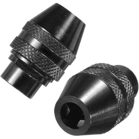 2pcs Universel Remplacement du Mandrin sans Clé Mini Mandrin à Changement Rapide Pour Outils Rotatifs Dremel 4486 3000 4000 7700 8200 (1/5)