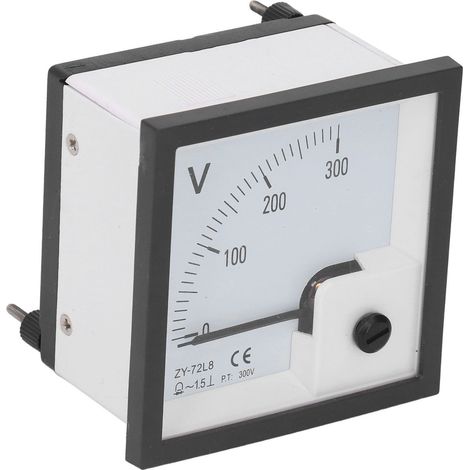 Voltmètre analogique 0-300 V, voltmètre à aiguille pour équipement (1/5)
