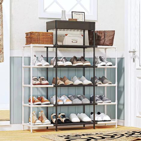 Trade Shop - SCARPIERA MULTISTRATO ORGANIZZATORE SALVASPAZIO INGRESSO DESIGN COMPATTO FUNZIONALE -