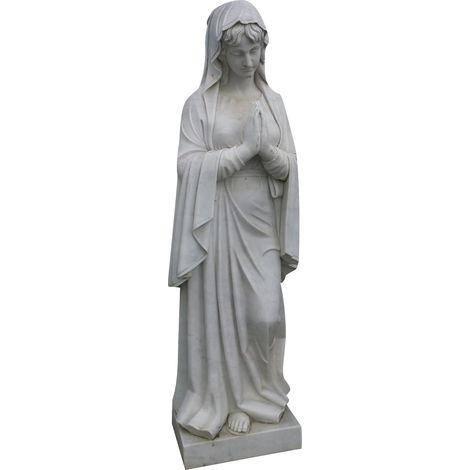 Marble  W62xDP45xH215 cm sized Madonne of Lourdes (1/5)