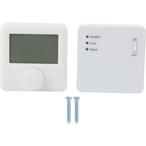Thermostat programmable de chauffage, contrôleur de température numérique sans fil RF de haute précision 5 35 °C, salon 5 + 2 jours pour la maison (1/5)