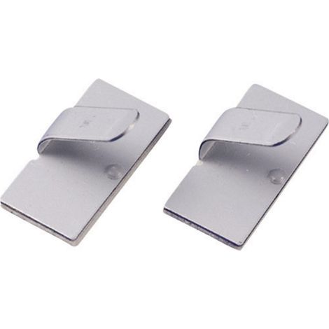 TRU COMPONENTS TC-MWCR25203 Befestigungssockel selbstklebend 1593025 Bündel-Ø-Bereich 10 mm (max) (1/2)