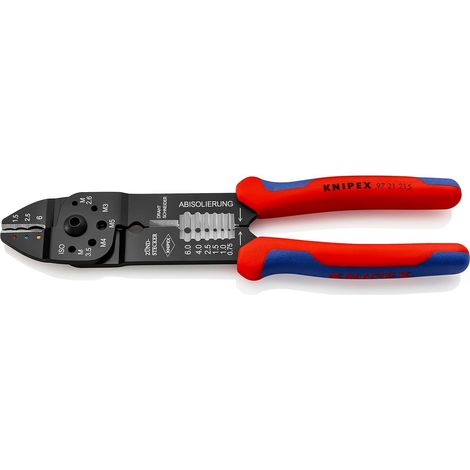 Pince à sertir, 0,5-6,0 mm², connecteurs en F, 97 21 215 (1/5)