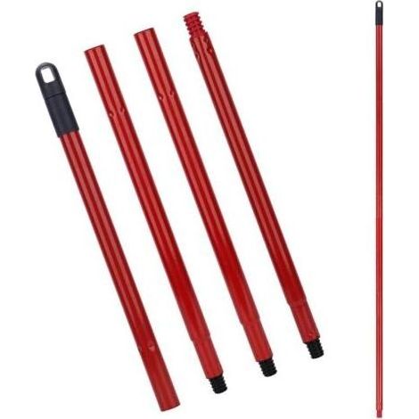 Manche inox Vileda Turbo Spin 4 sections ajustables (15 55 pouces) (1/5)