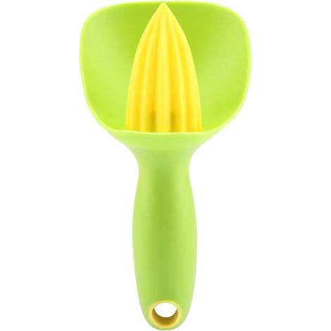 Presse-agrumes manuel ergonomique mini pour citron vert, lime et orange - Vert