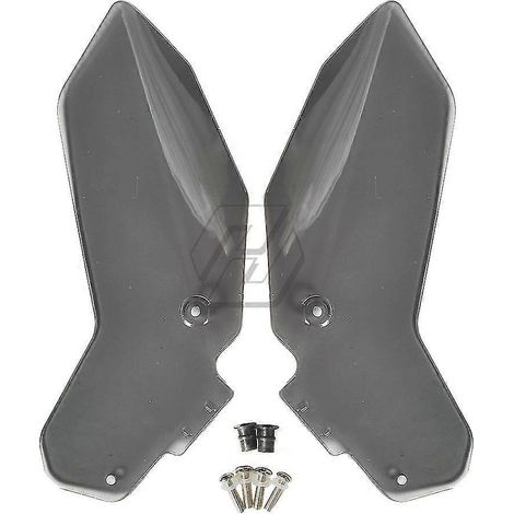 Déflecteur de vent latéral pour pare-brise de moto Honda Goldwing GL1800 - Accessoires Gold Wing GL 1800 à partir de 2018 - Teinte fumée claire (1/5)