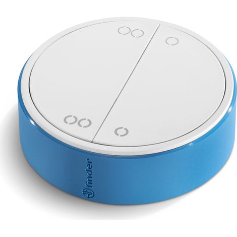 Pulsante wireless 4 canali per sistemi domotici finder beyon yesli, colore bianco, fin 1y13b20 (1/5)