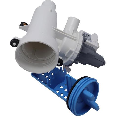 WH11X29539 Replacement Drain Pump and Filter Assembly for GE Washing Machines (1/3)