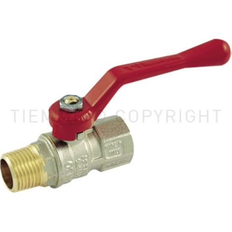 Valvole tornado maschio/femmina iso7/en 10226 con leva alluminio tiemme 2380011