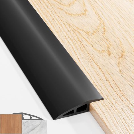 Barra De Umbral Adhesiva - Pvc - Compensación De Nivel 5 A 10 Mm - Impermeable - Para Suelos Interiores - 100 X 5 Cm (1/5)