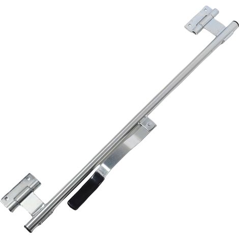Ensemble de serrure à came et charnière pour porte battante de remorque de 36 pouces, en métal robuste, destiné à la porte latérale d'une remorque fermée (1/5)