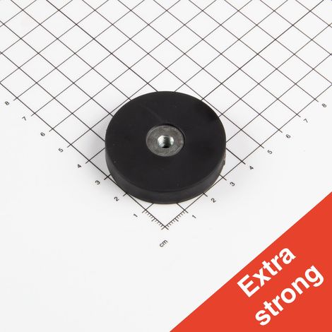 Magna-C Gummiertes Magnetsystem Ø45x9,5mm mit Innengewinde (1/3)