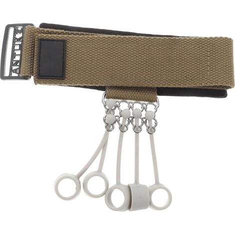Élastique de résistance pour étirer les doigts, entraîneur de force de préhension des doigts, 20 lb, en silicone, pour les mains (1/5)