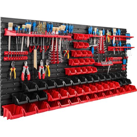 Pannello portautensili 172x78 cm, scaffale per officina/garage (1/5)