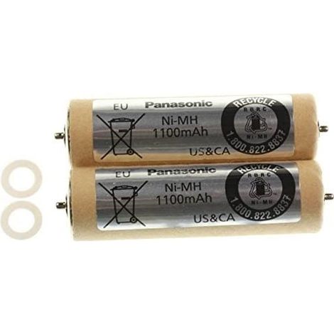 Lot de 2 batteries pour Tondeuse PANASONIC WER160L2506 (1/2)