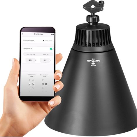 Lampe chauffante intelligente Wi-Fi Repti-Zoo Deep Lamp L - Lampe Wi-Fi avec ampoules chauffantes et UVB (1/5)