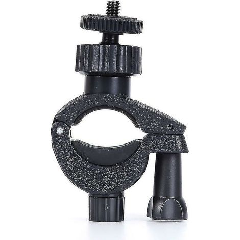 Bicycle Camera Holder Bike Camera Clip Bracket Adjustable O-type Ball Head Screw Handlebar Clip Mount Bracket (1/5)