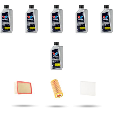 Kit tagliando 3 FILTRI e 6L OLIO compatibile con Vw Tiguan II (AD1) 2.0 TSI 169kw Dal 2018 (1/5)