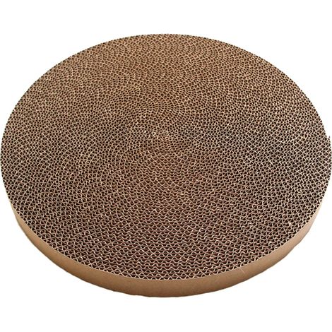 Griffoir en carton pour chat, tapis à griffer, lit-griffoir pour chat, panneau recyclé durable pour protéger les meubles, gamelle à griffer, jouet d'éducation pour chat (1/5)