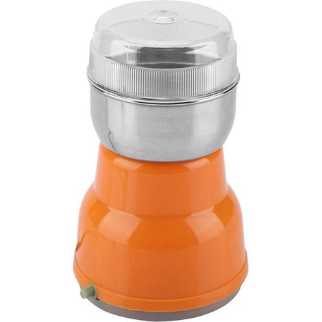 Moulin à café électrique, moulin multifonctionnel pour la cuisine, moulin à grande vitesse avec lames en acier inoxydable et couvercle transparent pour le café (1/5)