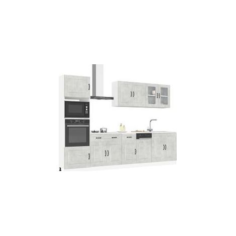 Ensemble d'armoires de cuisine 7 pcs Kalmar bois d'ingénierie (1/5)