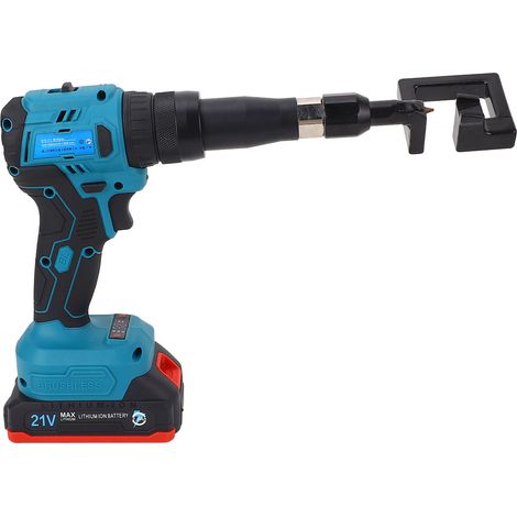 Pince à riveter électrique rechargeable Lithium Light Steel Keel, tête pivotante à 360°, course réglable (1/5)