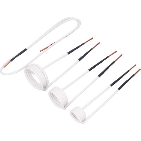 4-teiliges Induktionsheizspulen-Set mit 2,5 mm Messingkern, 20, 30, 40, 750 mm, Hochfrequenz-Induktionsspule zum Lösen verrosteter Schrauben und Muttern (1/5)