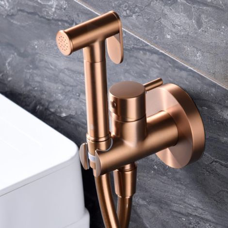 IMEX - grifo bidé empotrado wc oro serie múnich