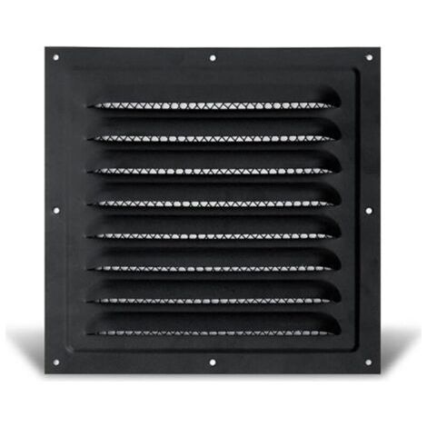 Grille de ventilation en acier inoxydable anti-pluie (150 x 150 mm) (1/5)